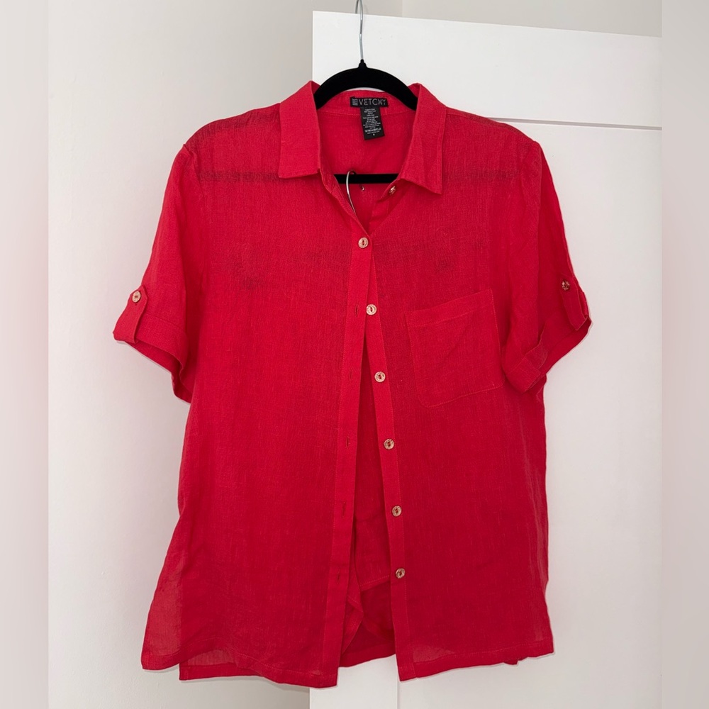 Vetchy - Red Linen Set - Picture 4 of 8